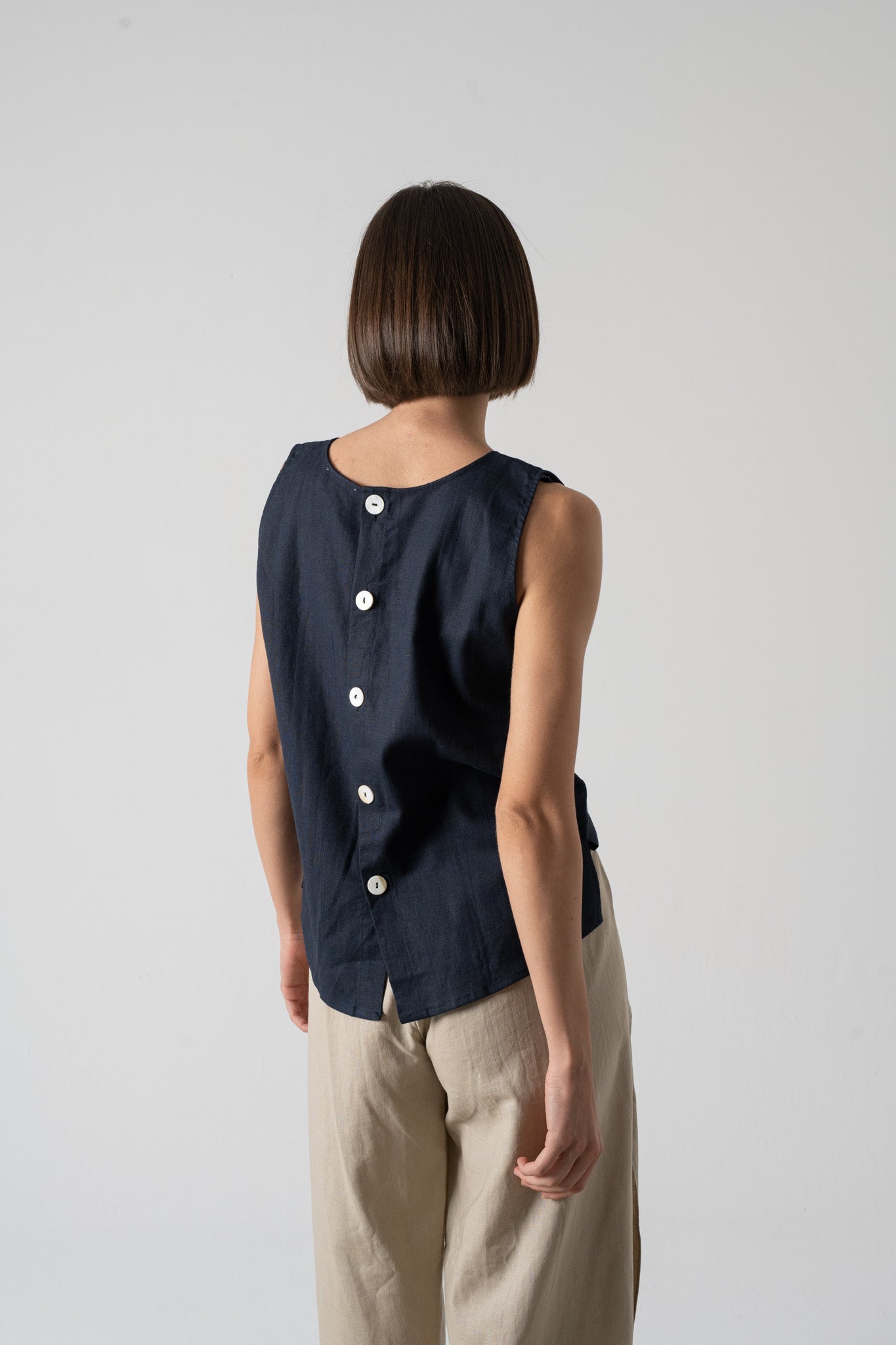 Chloé Top Navy Luxmii