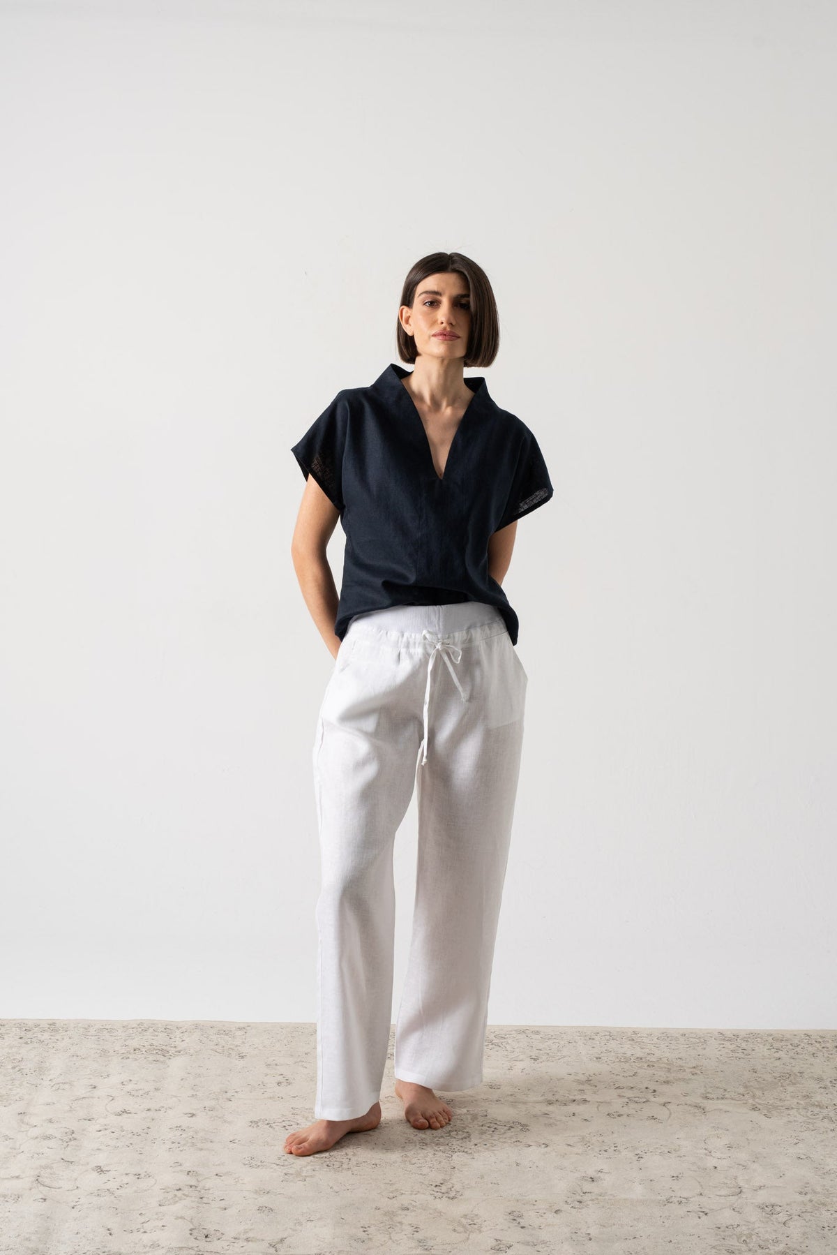 Collo Alto Top Navy Vol. II Luxmii