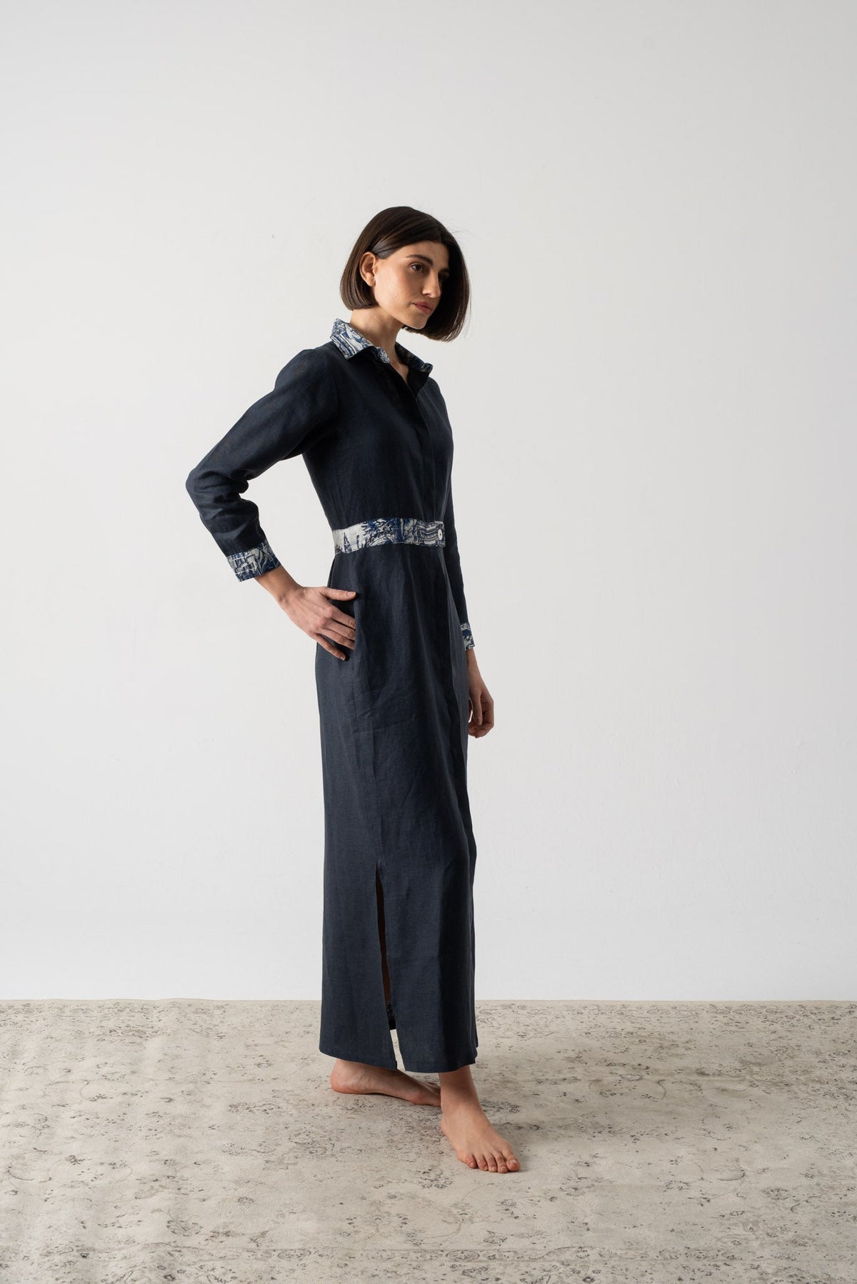 Mavi Maxi Dress Navy Luxmii