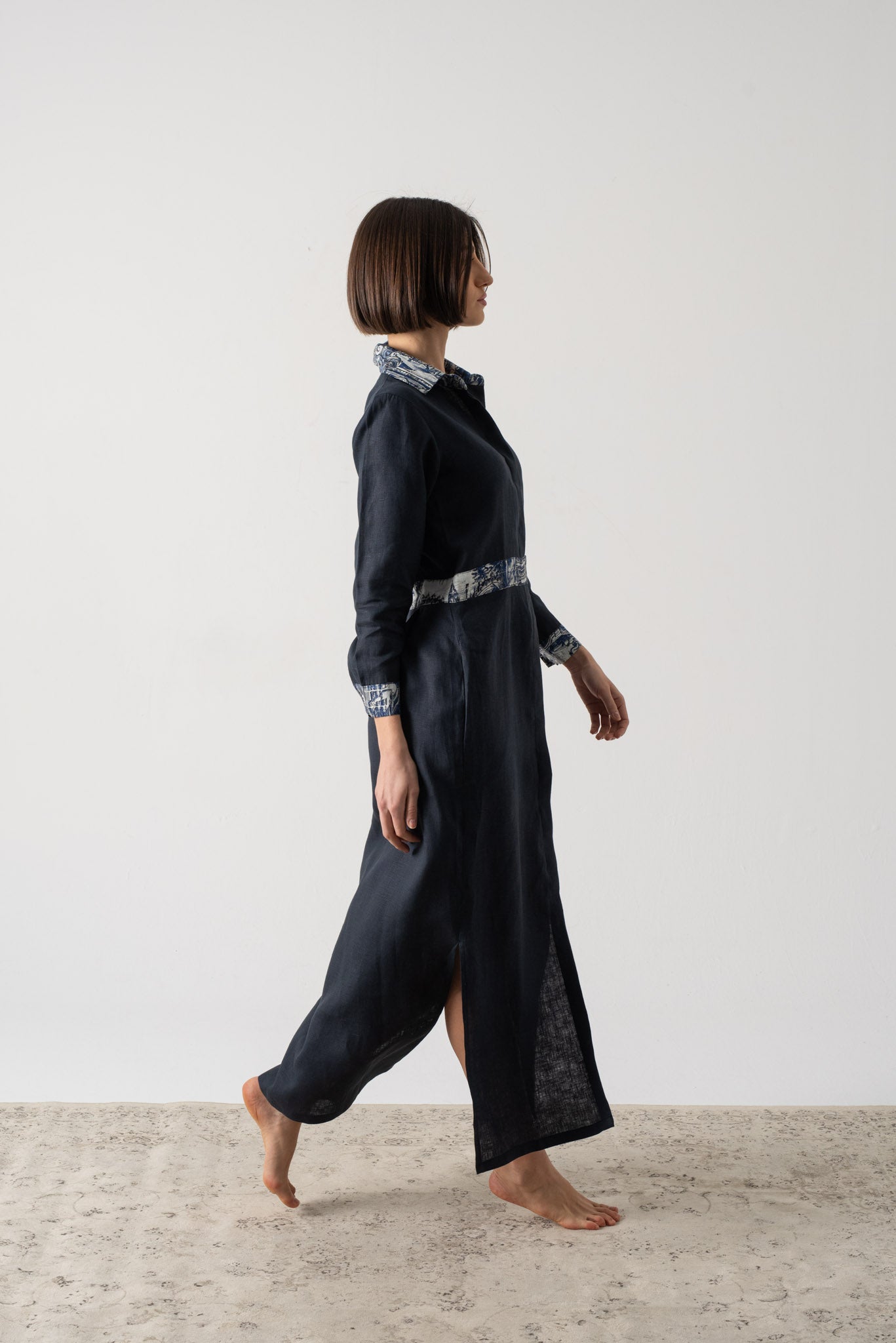 Mavi Maxi Dress Navy Luxmii