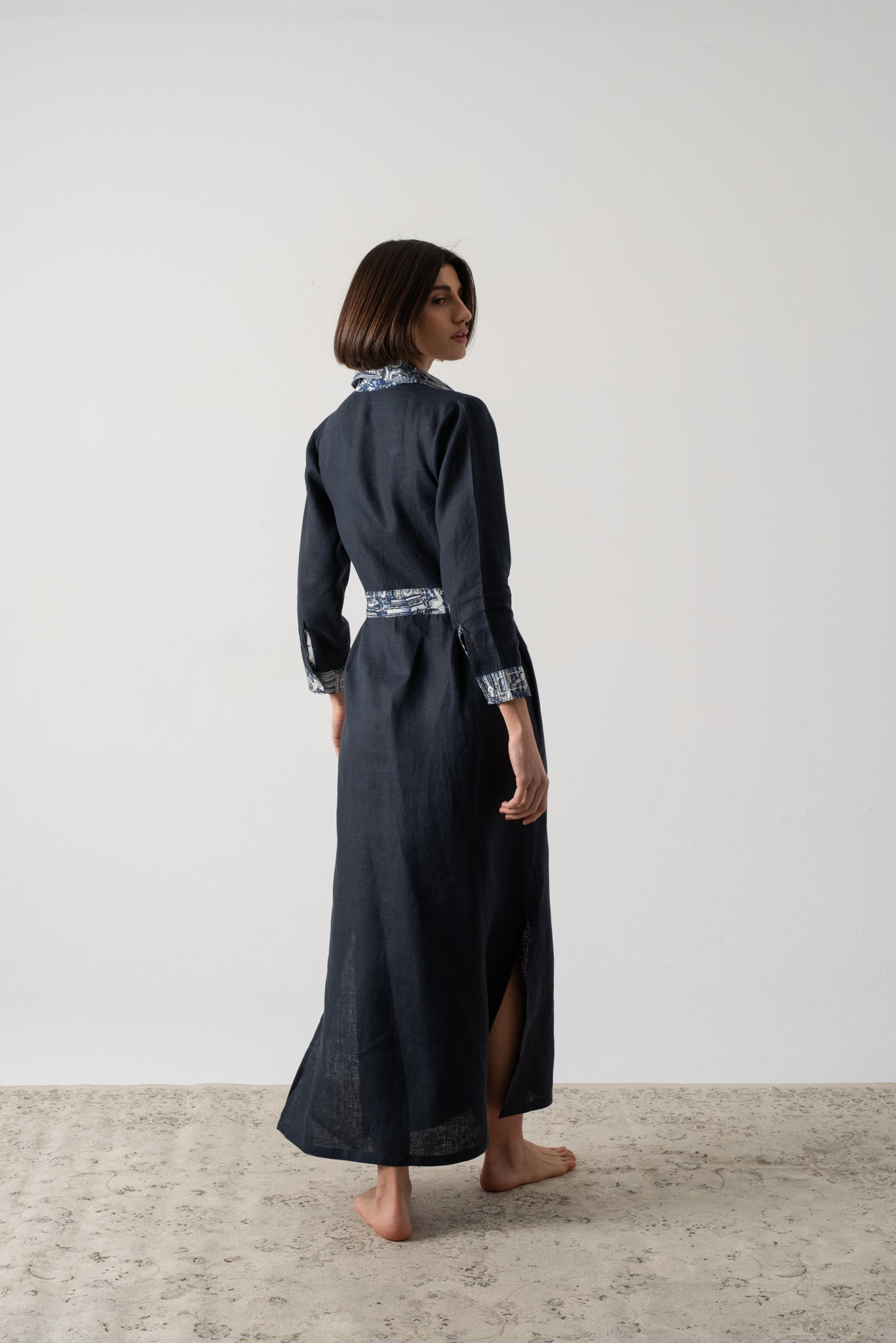 Mavi Maxi Dress Navy Luxmii