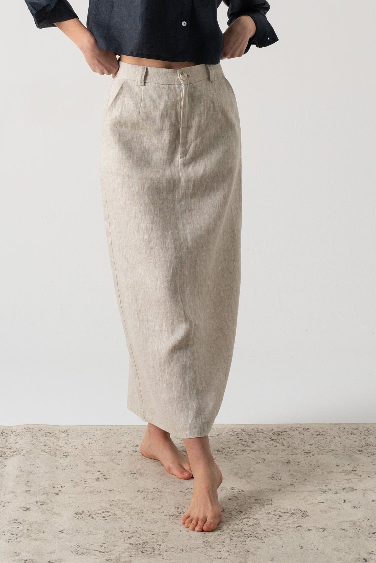 Rhea Skirt Royal Natural Luxmii