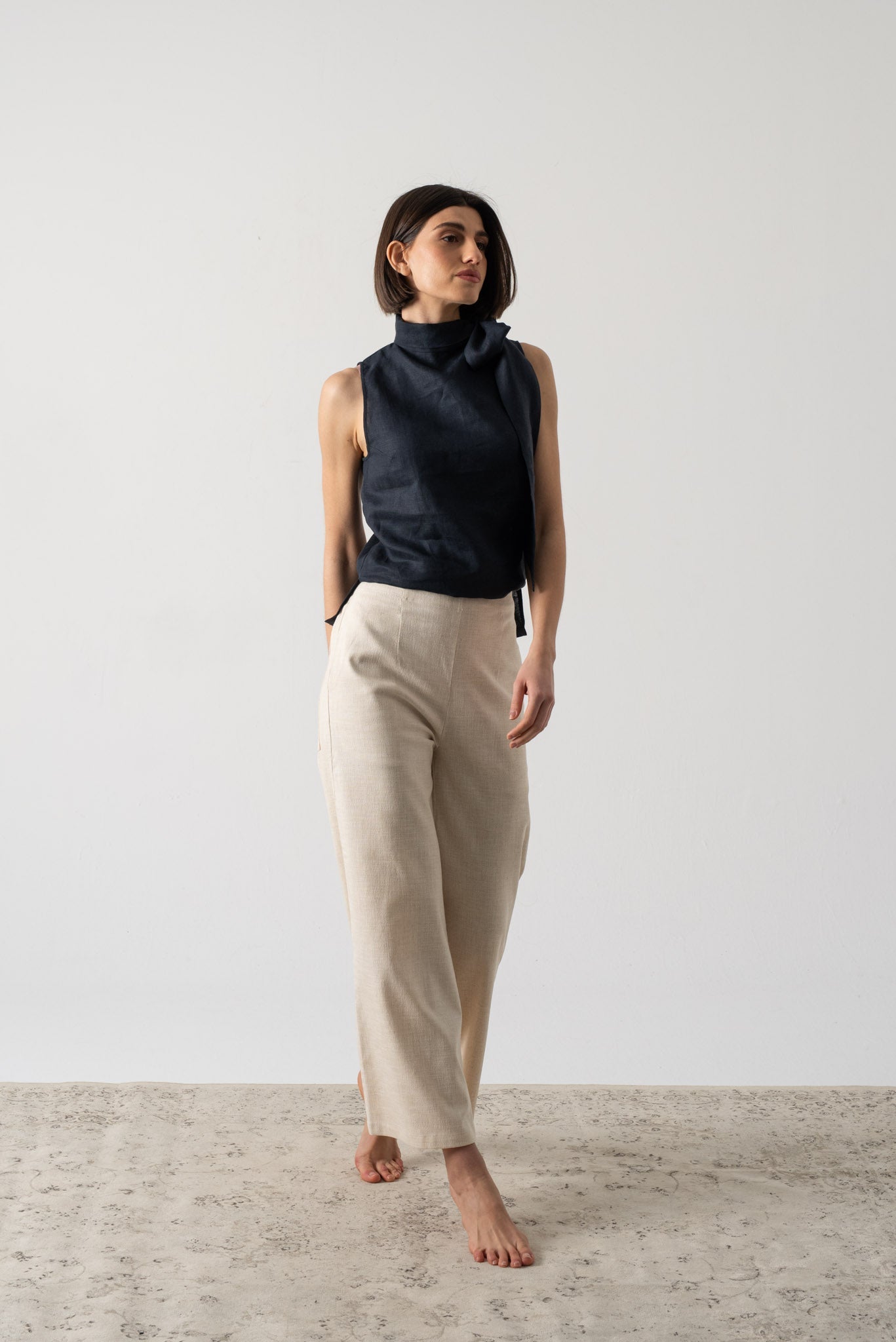 Solare Culotte Pant Natural Luxmii