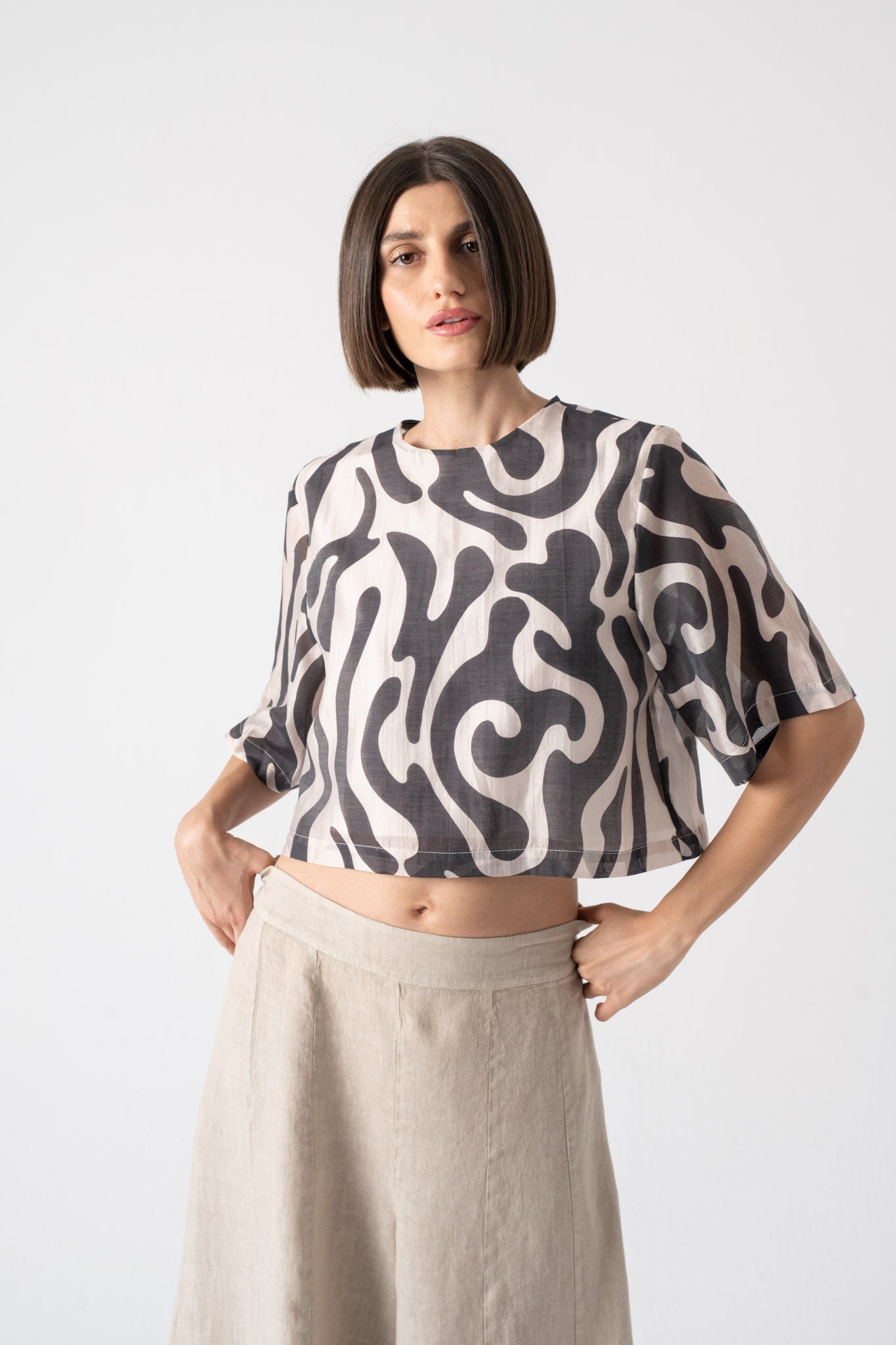Stella Top Savannah Print Luxmii