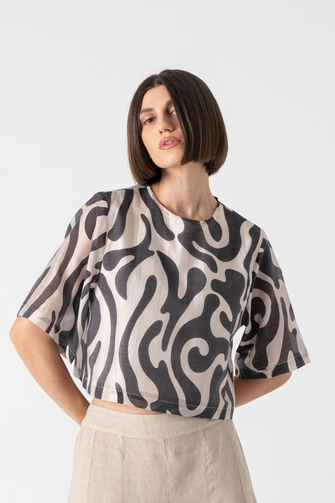 Stella Top Savannah Print Luxmii