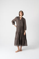 Altea Midi Dress Cocoa Luxmii