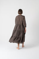 Altea Midi Dress Cocoa Luxmii