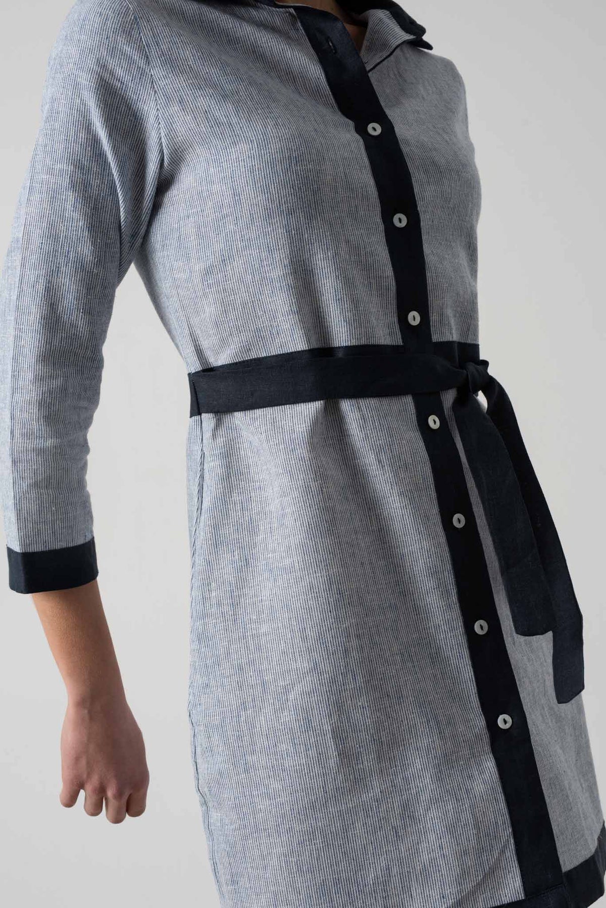 Aris Dress French Stripe Luxmii