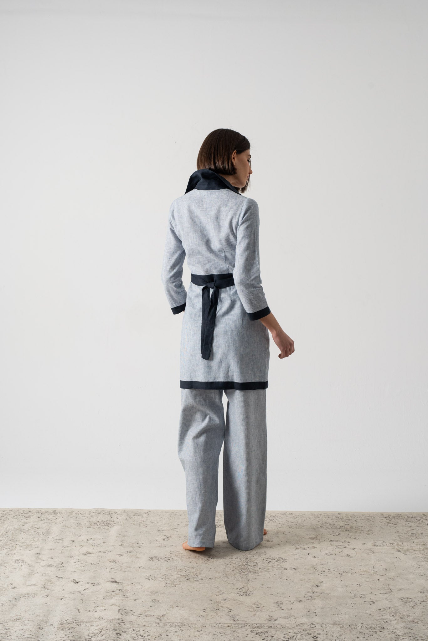 Aris Dress French Stripe Luxmii