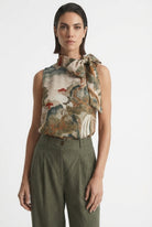 Axel Tie Top Minhwa Print Luxmii