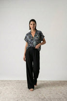 Collo Alto Top Najeon Print Vol. II Luxmii