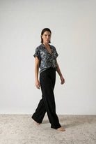 Collo Alto Top Najeon Print Vol. II Luxmii