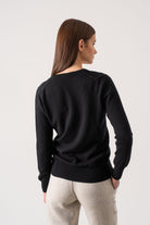 Essenza V-Neck Cashmere Sweater Navy (Copy) Luxmii