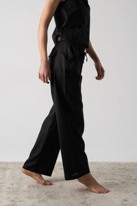 Black Linen Pants