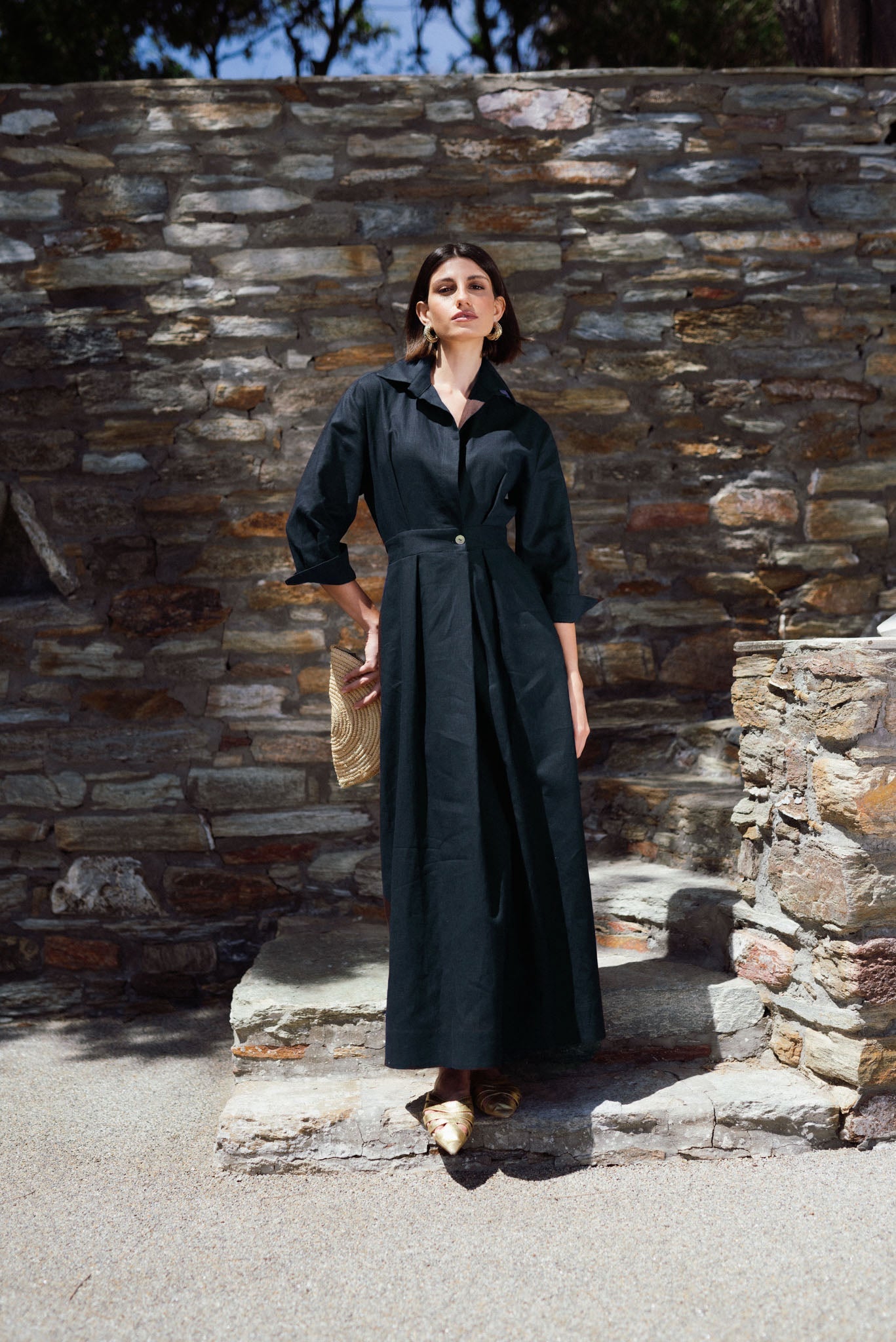 Linen Maxi Dress - LUXMII