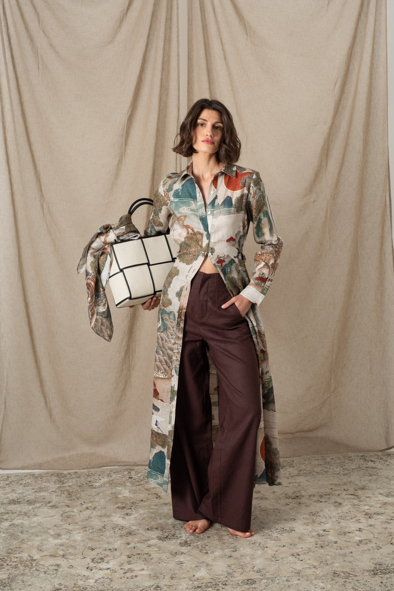 Linen Maxi Dress - LUXMII