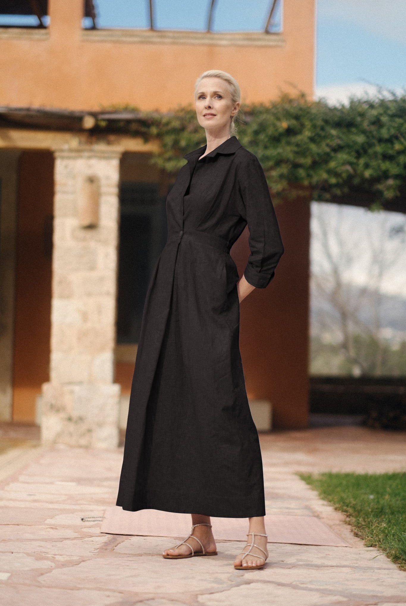Halvar Maxi Dress Black Luxmii