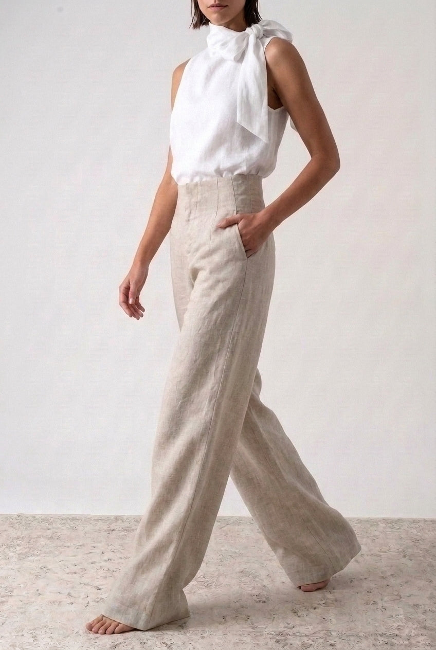 Hanne Trouser Royal Natural Luxmii