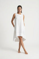 Illya Midi Dress White Luxmii