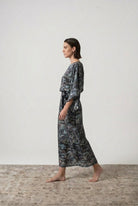 Kimonos Dress Najeon Print Luxmii