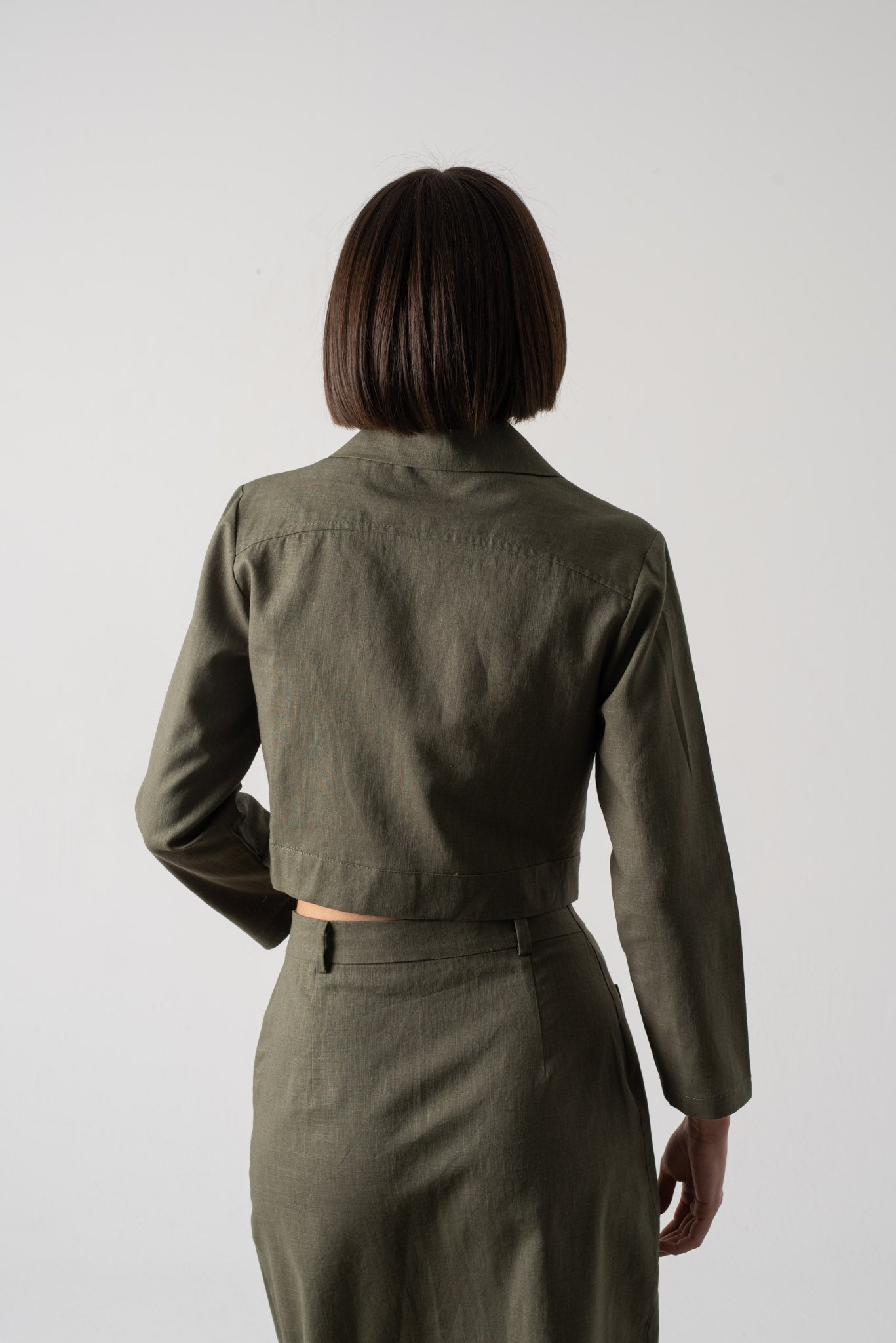 Lior Shirt Jacket Khaki Luxmii