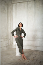 Lior Skirt Khaki Luxmii