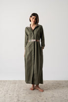 Mavi Maxi Dress Khaki Luxmii