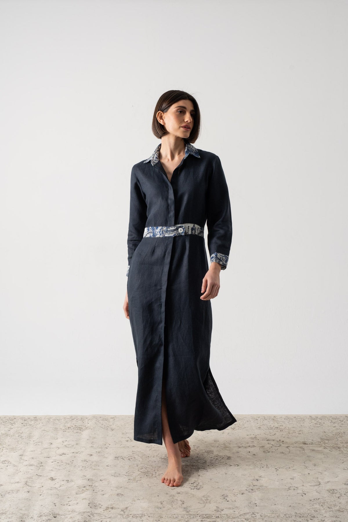 Mavi Maxi Dress Navy Luxmii