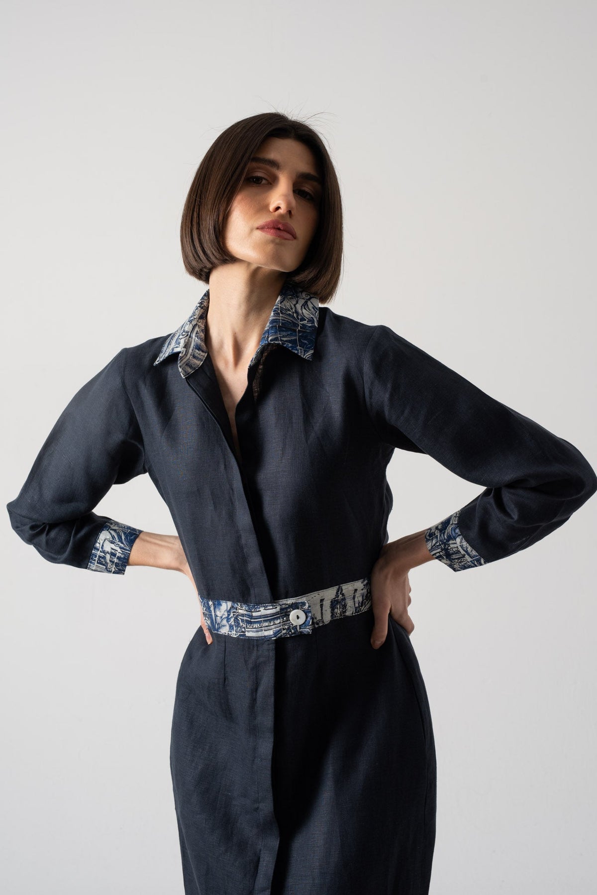 Mavi Maxi Dress Navy Luxmii