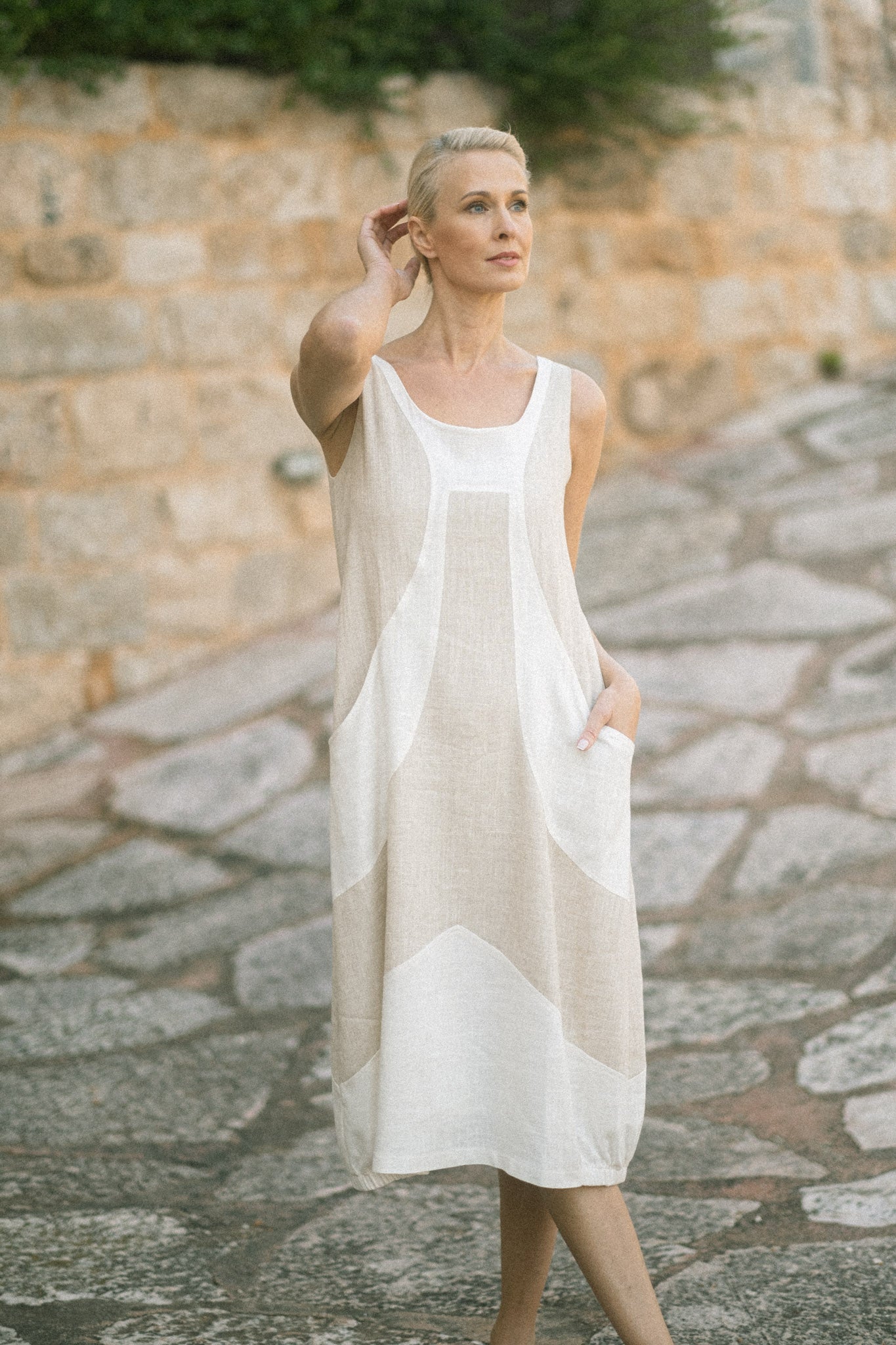 Milos Linen Dress