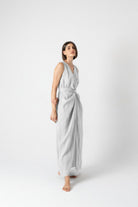 Serpente Wrap Dress Ice Luxmii