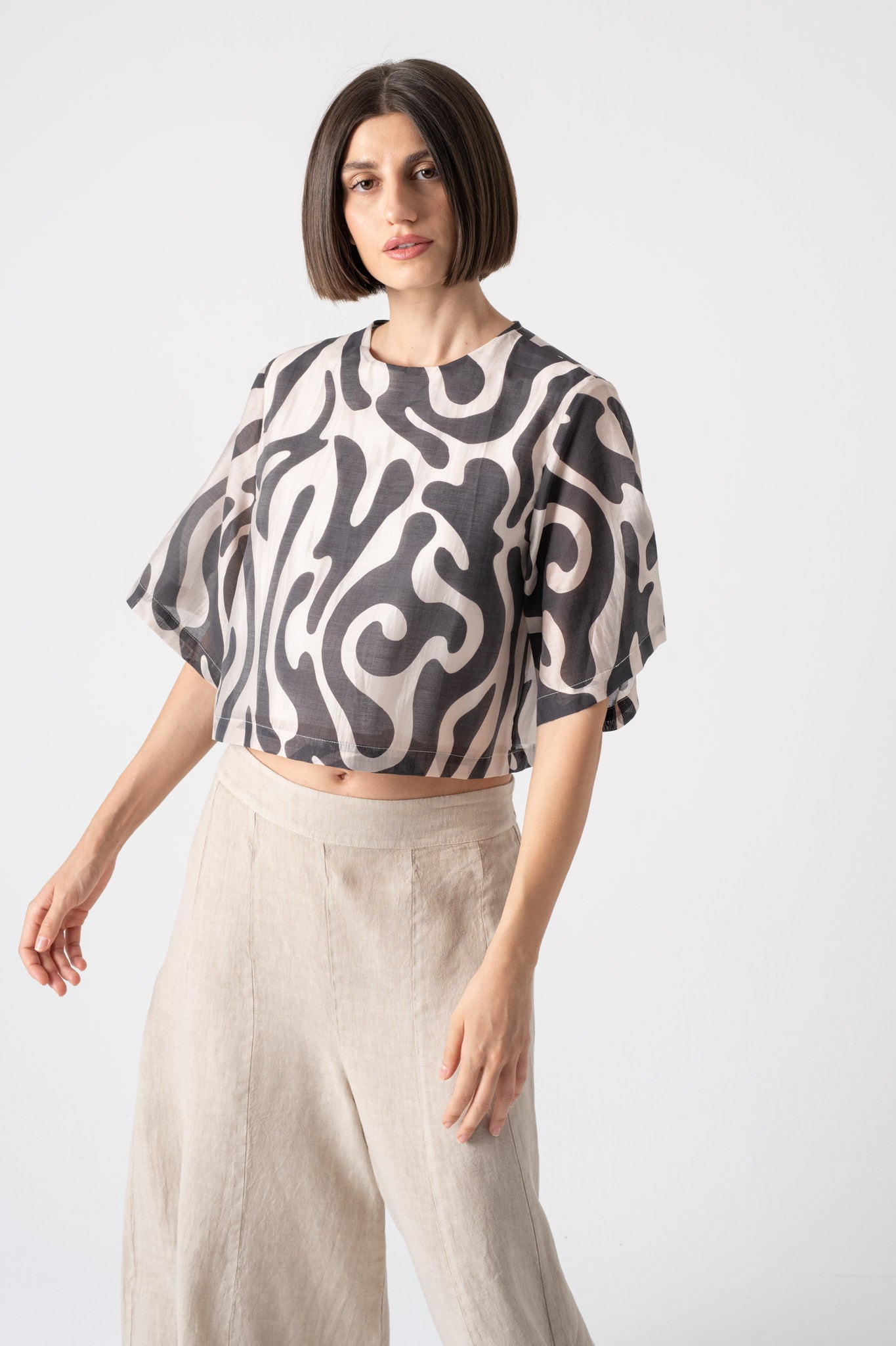 Stella Top Savannah Print Luxmii
