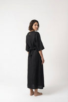 Zahira Knot Dress Black Luxmii