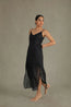 Léa Ramie Slip Dress Black